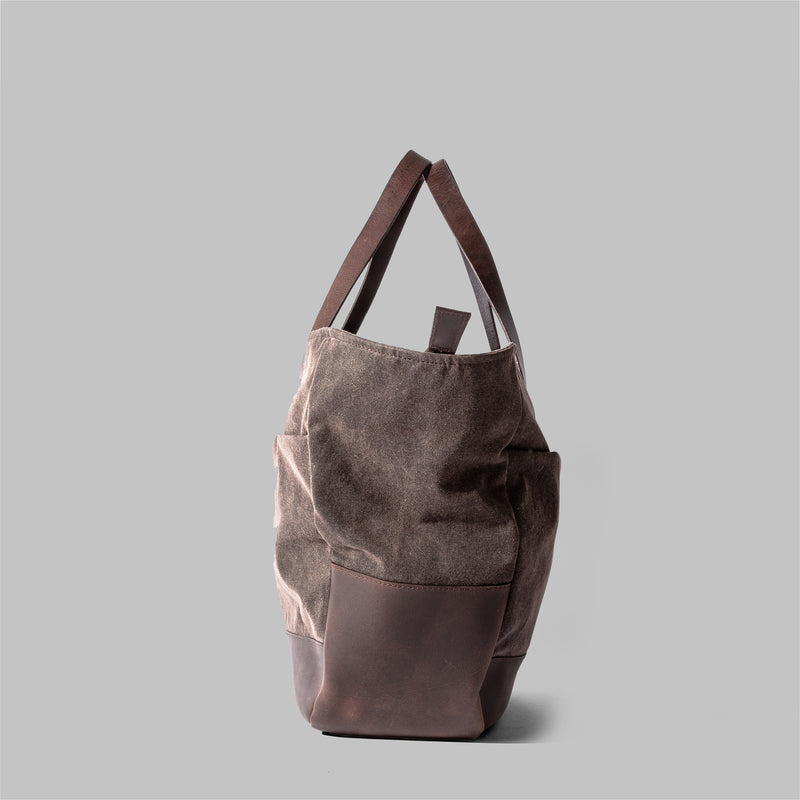 Appdale Tote Bag | Ladies Brown Waxed Cotton Tote Bag | Thorndale