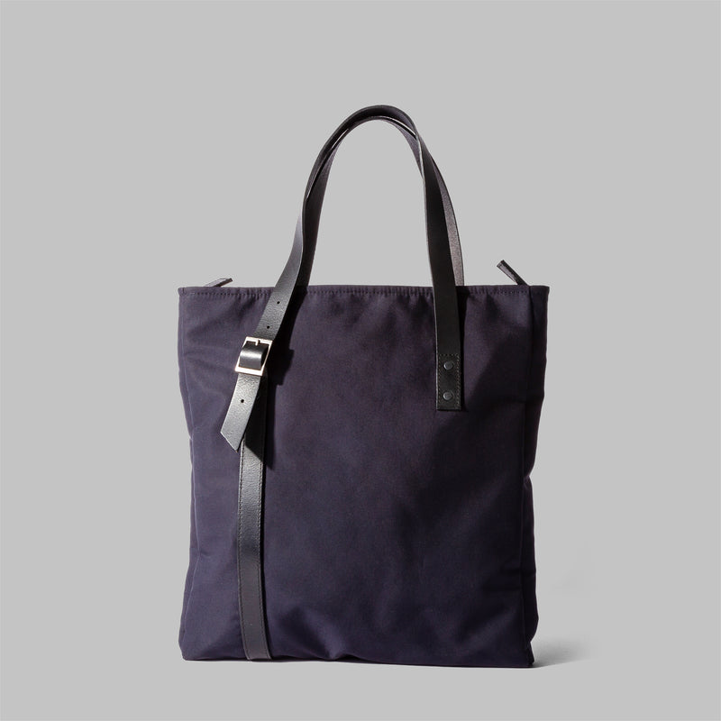 Ladies navy nylon tote bag | Thorndale 