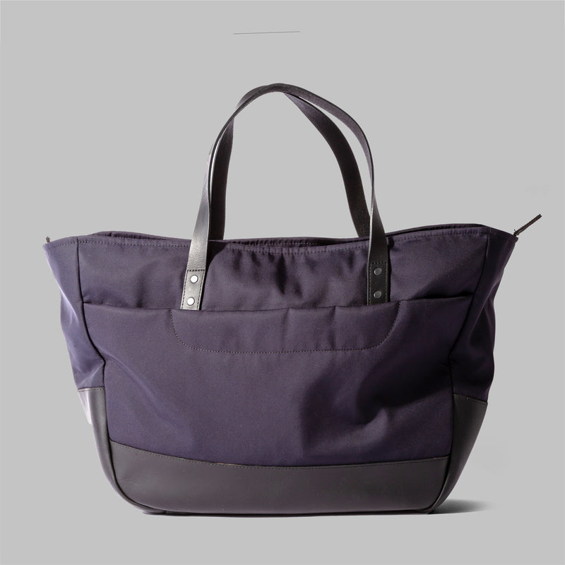 Appdale | Ladies large nylon & leather tote bag | Thorndale 